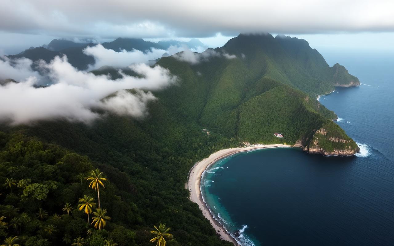 Dominica silhouette