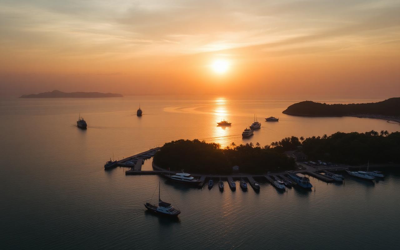 Labuan (Malaysia) silhouette