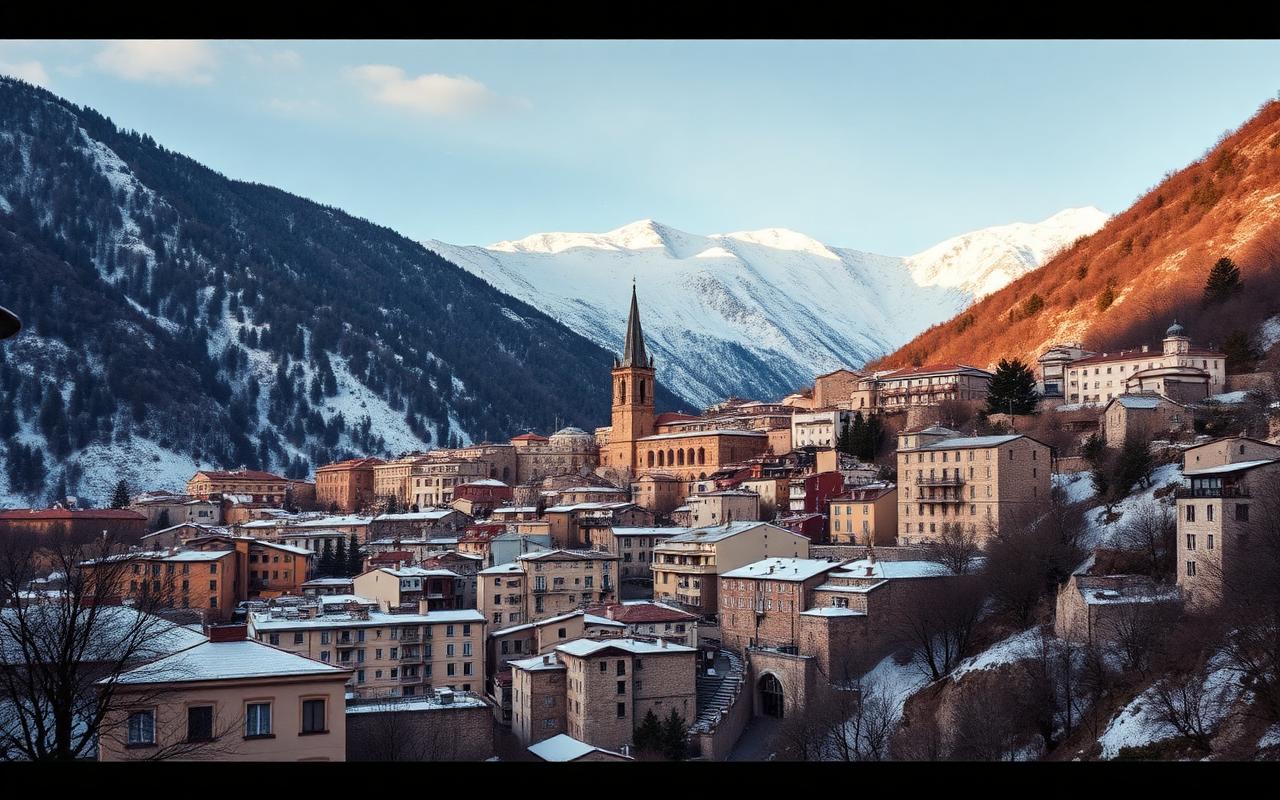 Andorra silhouette
